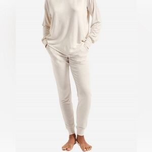 PJ Salvage Essential Slim Jogger In Oatmeal XS